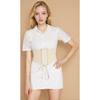 Attitude Corsets - Colette Corset Inspired Corset Belt - Ivory coloured Product image